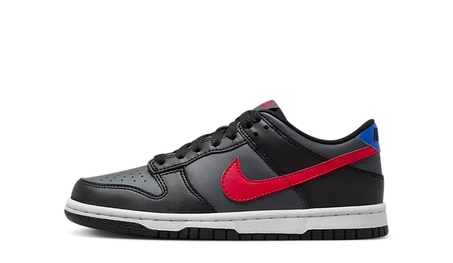 Nike Dunk Low 'Black Red Blue' (GS) product photo