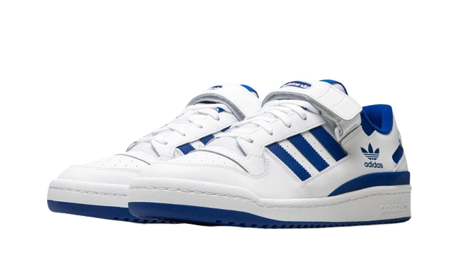 Adidas Forum Low White Royal Blue - Image 1