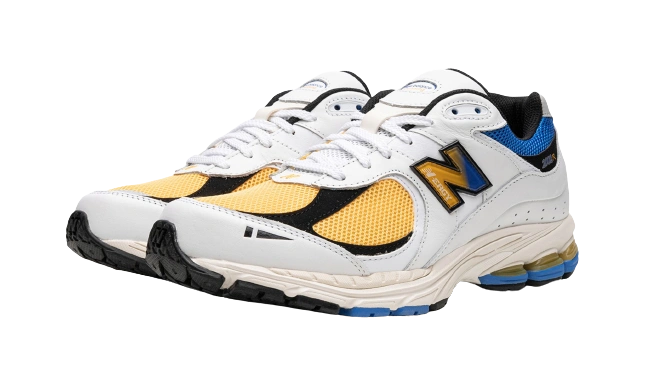 New Balance 2002R White Vibrant Apricot - Image 1