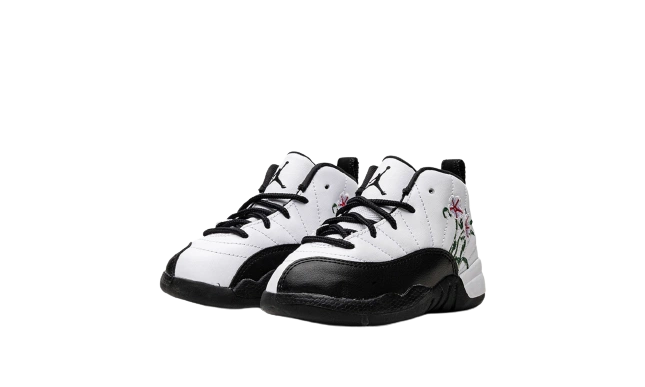 Air Jordan 12 Floral White Vivid Green (TD) - Image 1