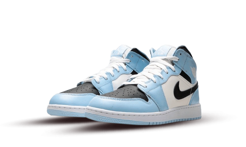 Jordan 1 Mid Ice Blue (GS) - Image 1
