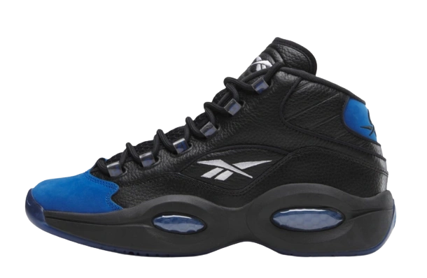 Reebok Question Mid Black and Blue productfoto