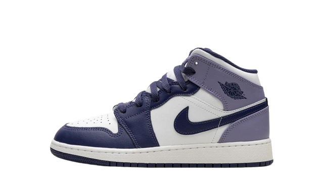 Photo du produit Jordan 1 Mid White Sky J Purple (GS)