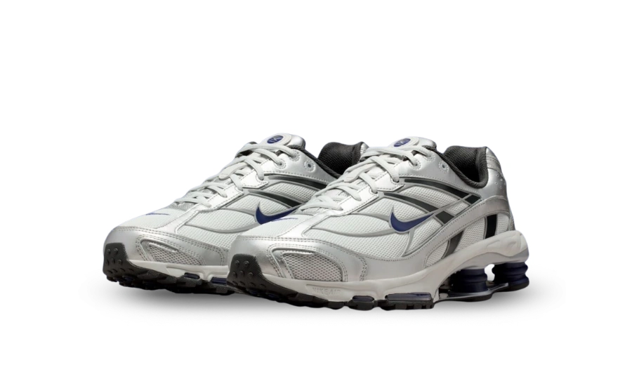 Nike Shox Ride 2 Photon Dust Metallic Silver Navy - Image 1
