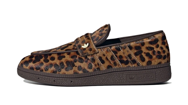 adidas Handball Spezial Loafer Leopard Print Dark Brown (W) productfoto