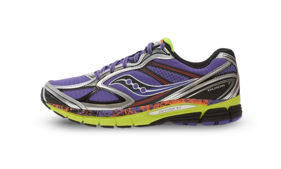 Saucony ProGrid Guide 7 Purple Citron Produktfoto