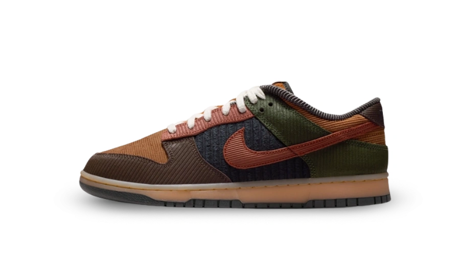 Nike Dunk Low Retro Premium Light British Tan Cinnamon Corduroy product photo