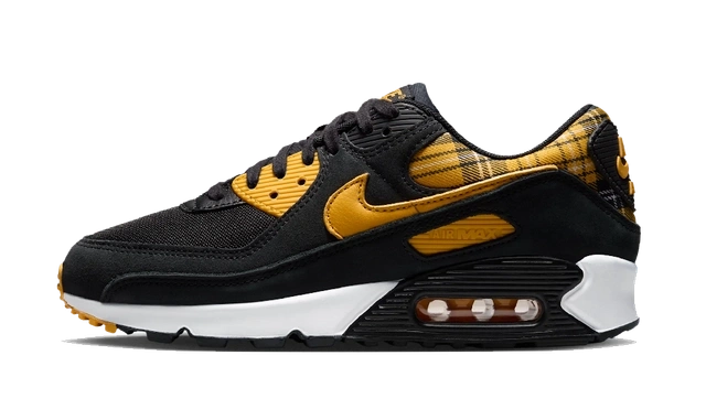 Photo du produit Nike Air Max 90 Black Yellow Ochre Plaid (W)