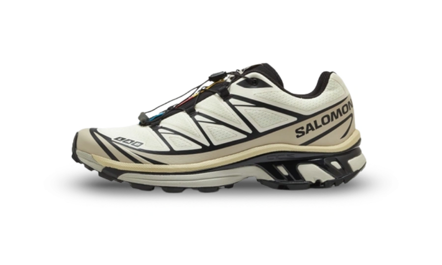 Salomon XT-6 Vanilla Ice Black Silver Cloud Produktfoto