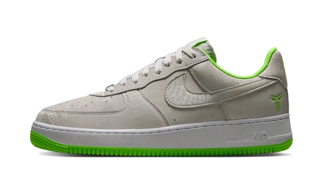 Nike Air Force 1 Low Kobe Bryant Forever Vast Grey Electric Green productfoto
