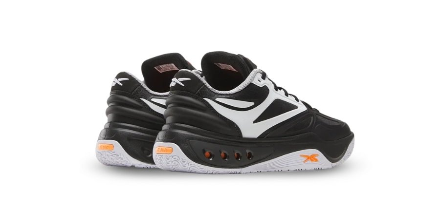 Reebok Engine A Pump White Black Orange - Image 2