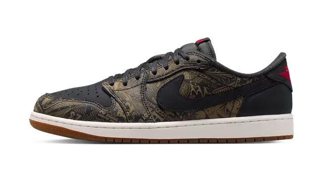 Photo du produit Jordan 1 Retro Low OG Laser Black University Red