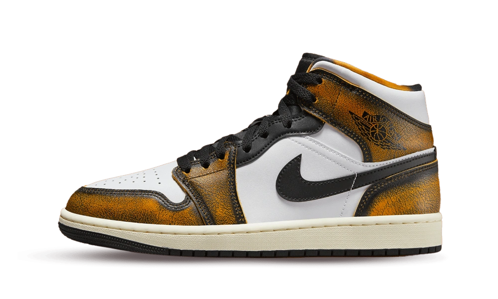 Photo du produit Jordan 1 Mid SE Orange Wear Away