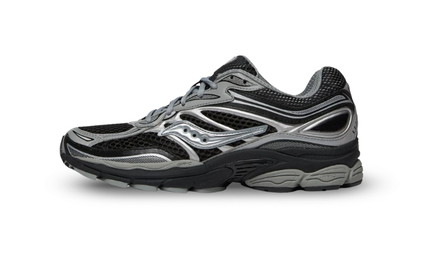 Saucony ProGrid Omni 9 Black Silver Grey product photo