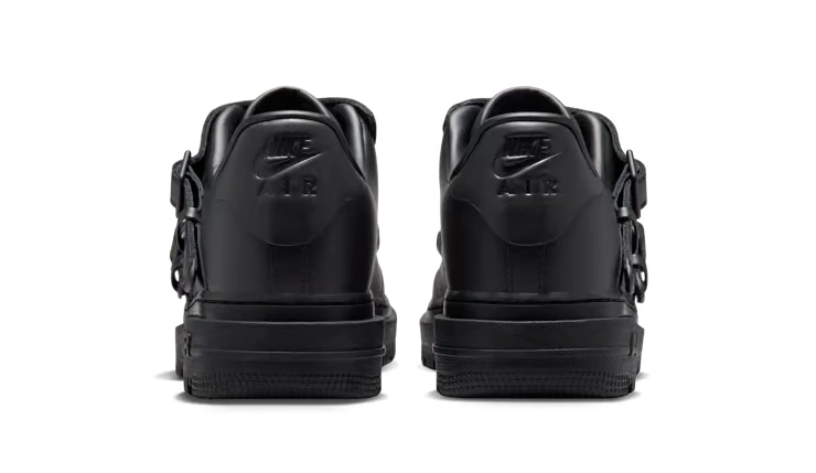 Nike Air Force 1 Low Luxe Black Metallic Silver - Image 1