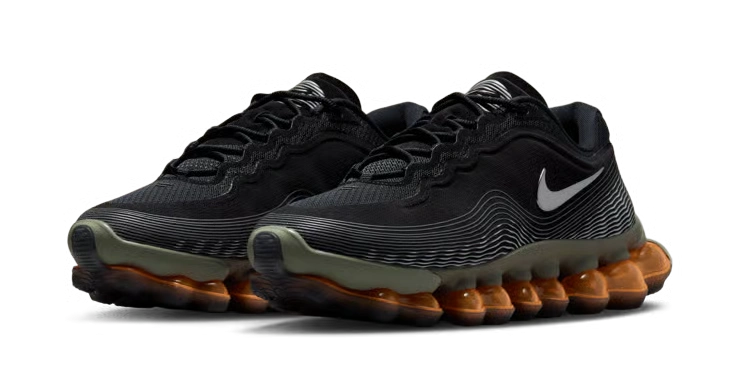 Nike Air Liquid Max Black Metallic Silver Light Army - Image 2