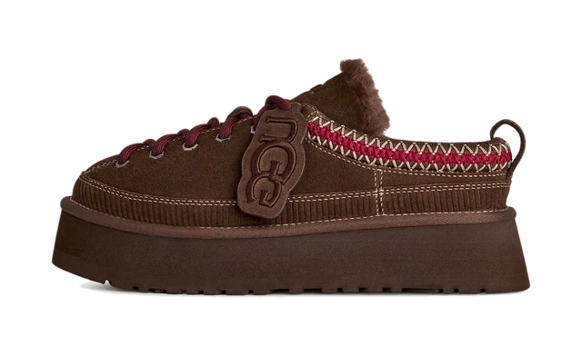 UGG Heritage Lace-Up Slipper 'Burnt Cedar' (W) Produktfoto