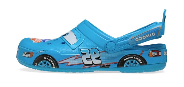 Crocs Crocband Clog Cars Lightning McQueen Dinoco product photo