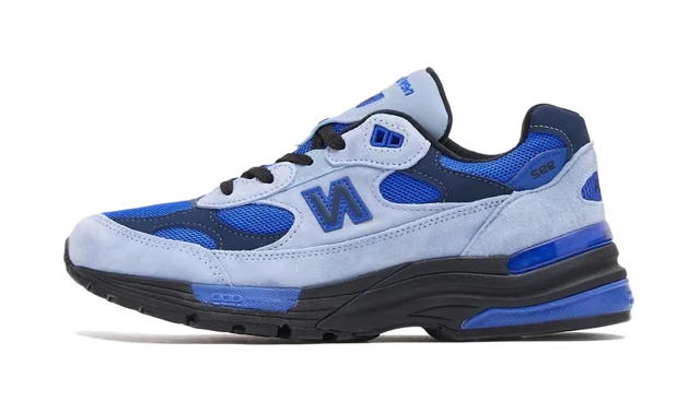 New Balance 992 MiUSA Arctic Grey Blue Gemstone productfoto