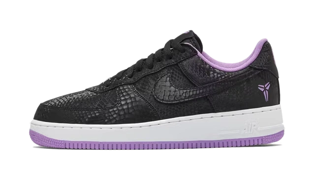 Nike Air Force 1 Low Kobe Bryant Forever Black Purple Stardust