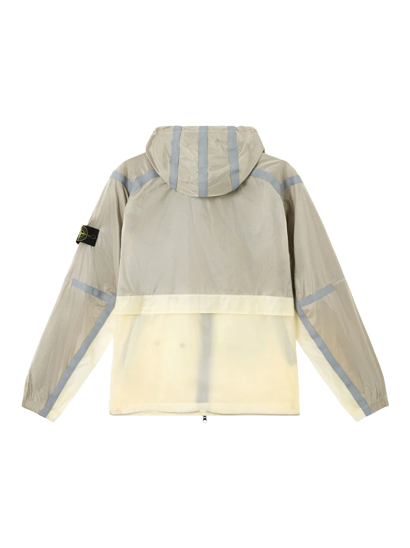 Stone Island Light Hooded Jacket Reflective Ivory - Image 1