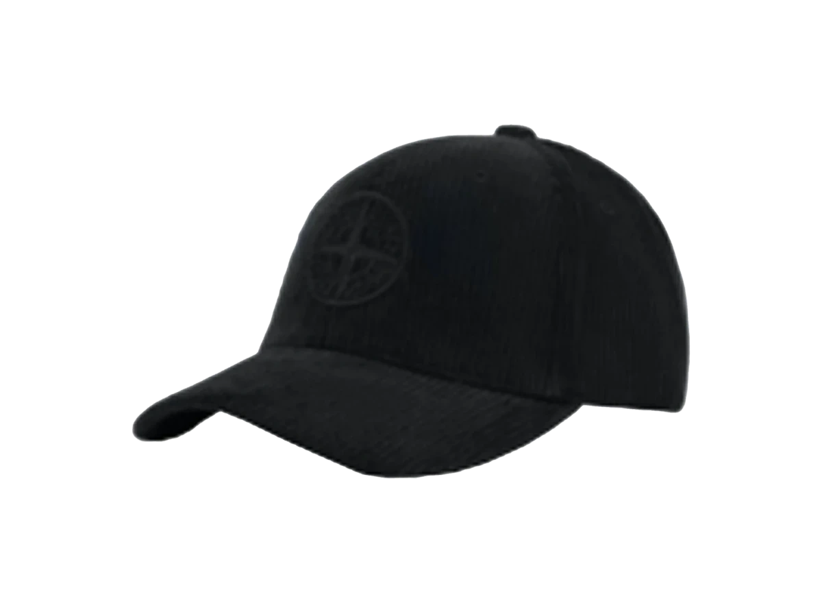 Stone Island Cap Wool Black Produktfoto