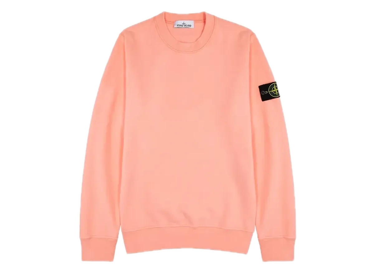 Stone Island Crewneck Peach Pink Produktfoto