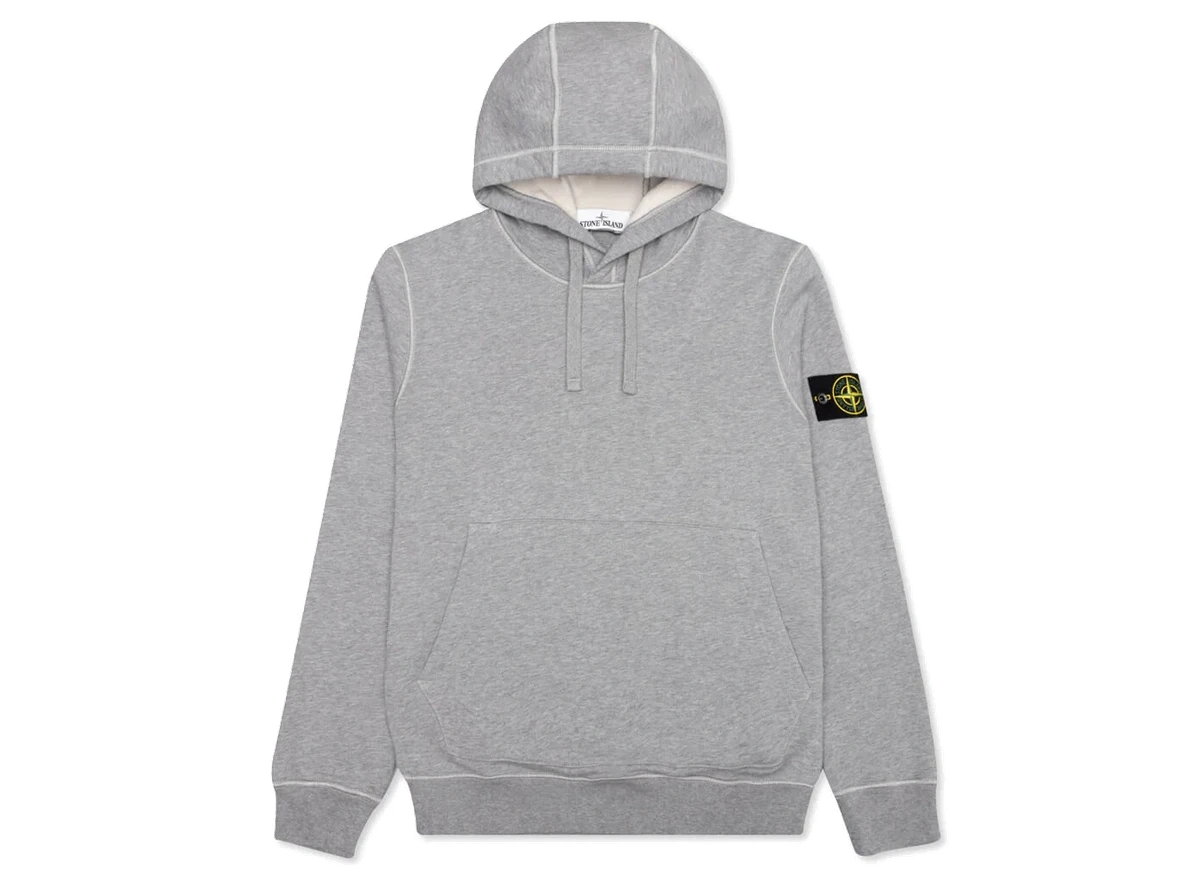 Foto del prodotto Stone Island Hooded Sweatshirt 64151 Melange Grey