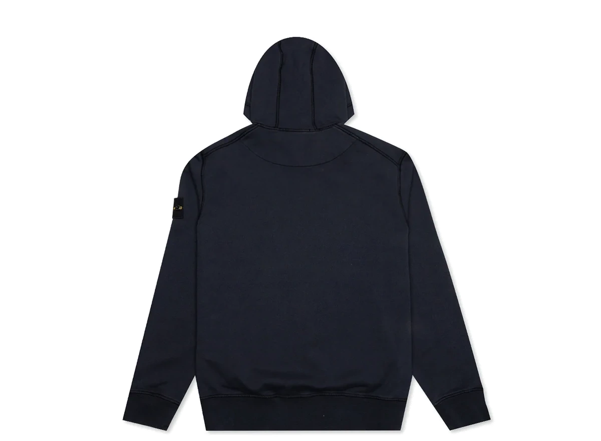 Stone Island Hooded Sweatshirt 64151 Navy Blue - Image 1
