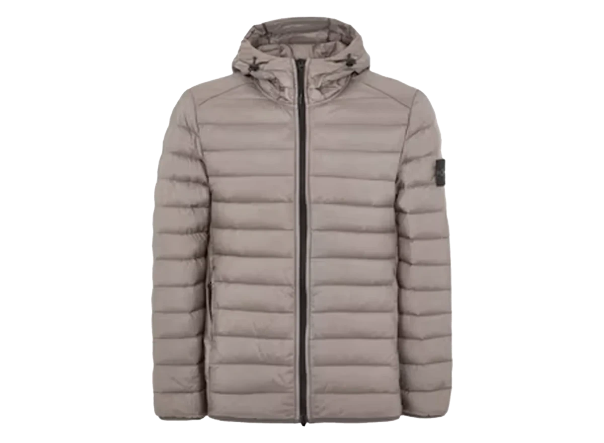 Stone Island Giubbotto Vera Piuma Jacket Dove Grey Produktfoto
