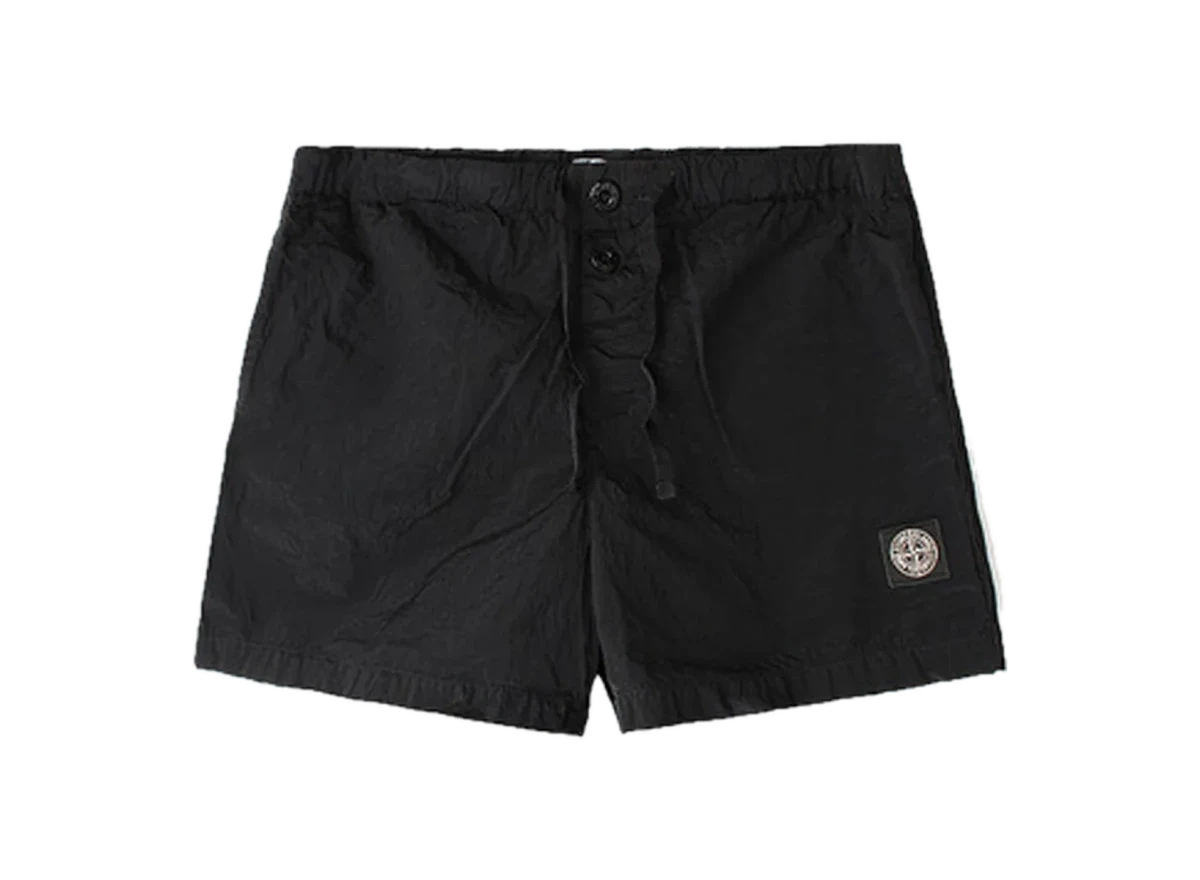 Stone Island Compass Logo Swim Shorts Black product photo