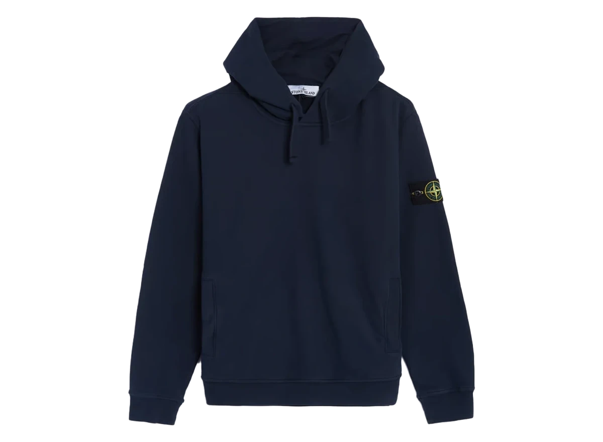 Stone Island Felpa Hoodie Navy Blue Produktfoto