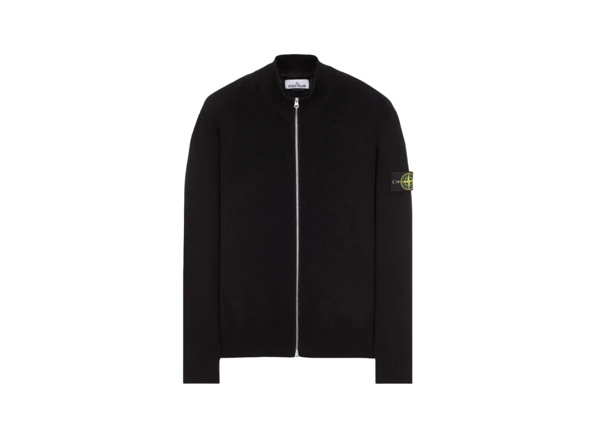 Foto del prodotto Stone Island Maglia Zip-Up Black