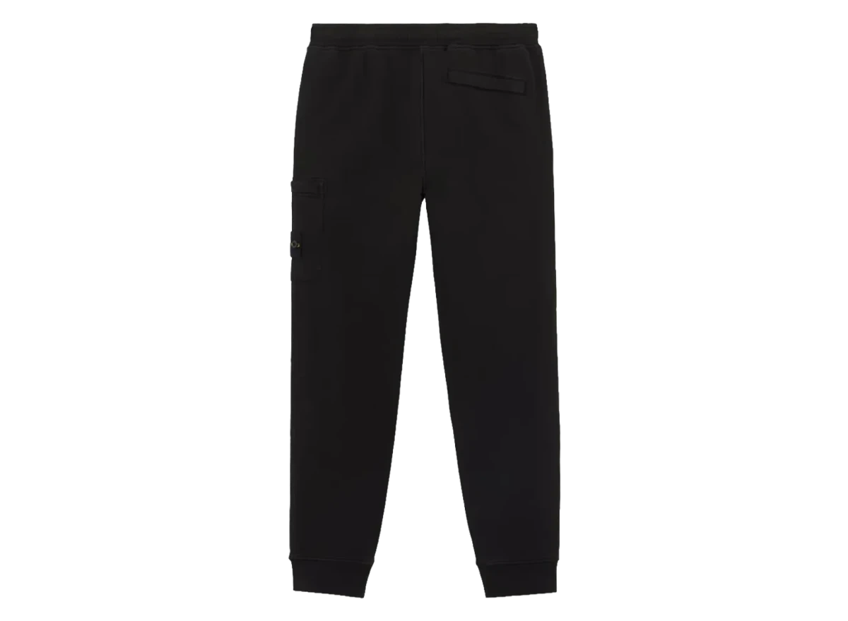 Stone Island Fleece Sweatpants Black - Image 1