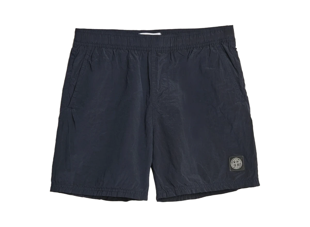 Stone Island Compass Logo Swim Shorts Navy Blue product photo