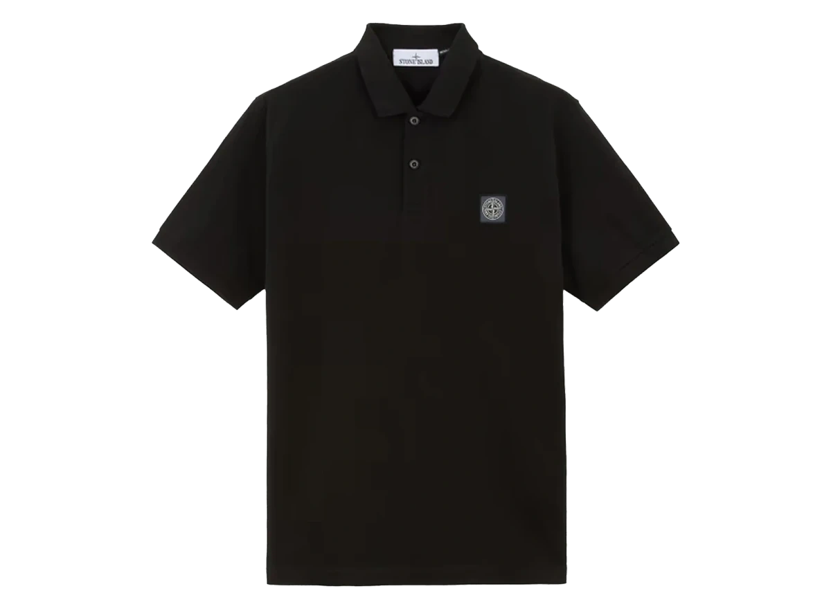 Stone Island Polo Black Produktfoto