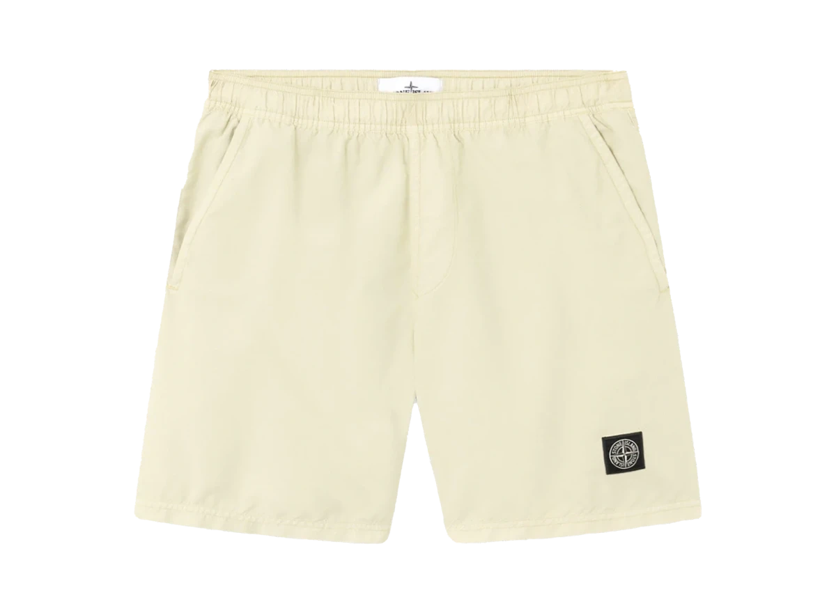 Stone Island Compass Logo Swim Shorts Sand product photo