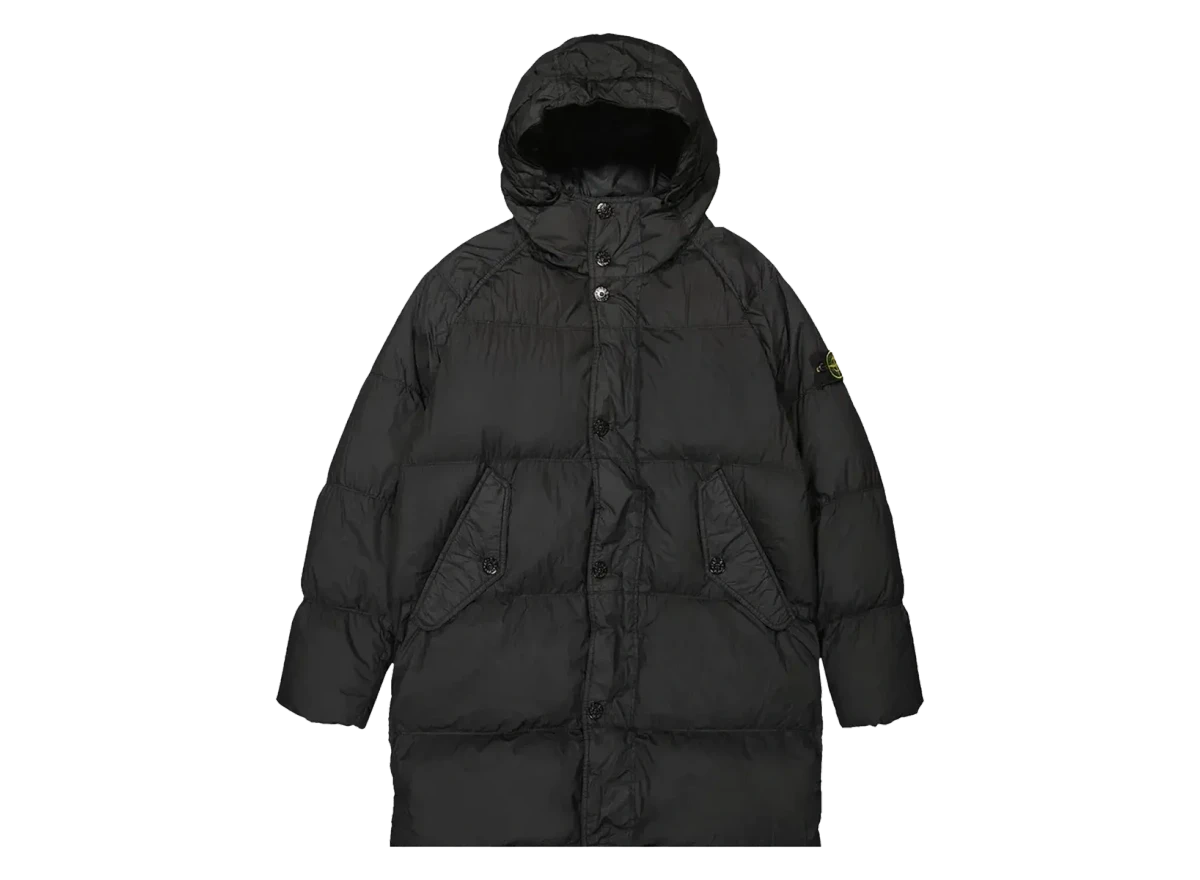 Stone Island Giaccone Vera Piuma Real Down Blouson Black Produktfoto