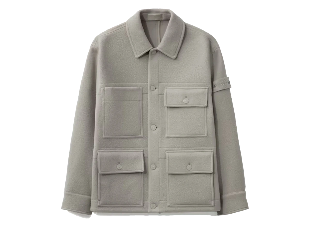 Foto del prodotto Stone Island Heavy Melton Wool Ghost Jacket Beige
