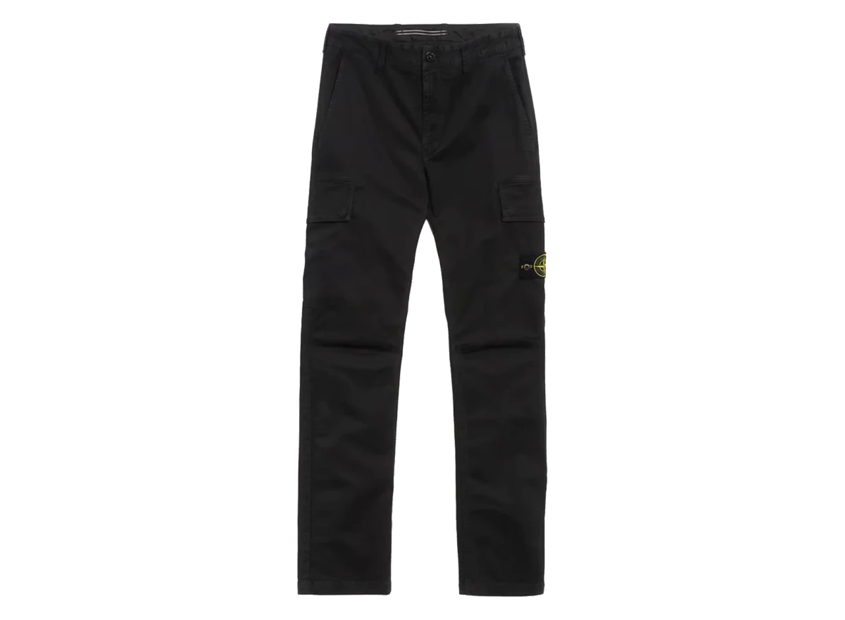 Stone Island Skinny Cargo Pants Black Produktfoto