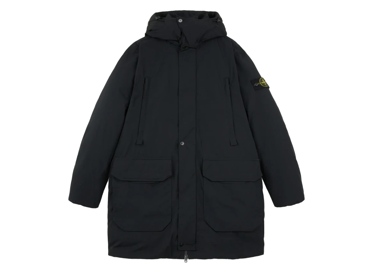 Foto del prodotto Stone Island Long Micro Twill Jacket Black