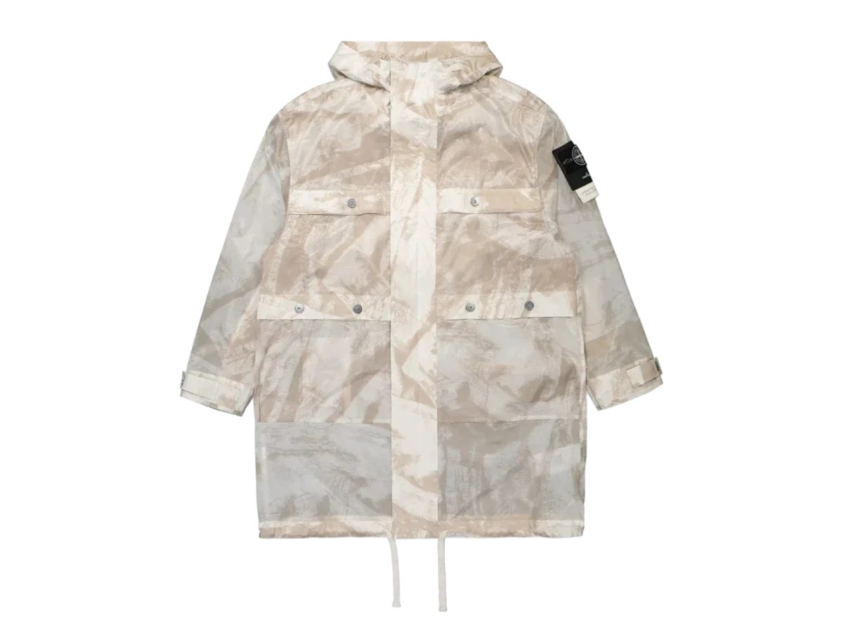 Foto del prodotto Stone Island UV-reactive Nylon Parka Camouflage Desert