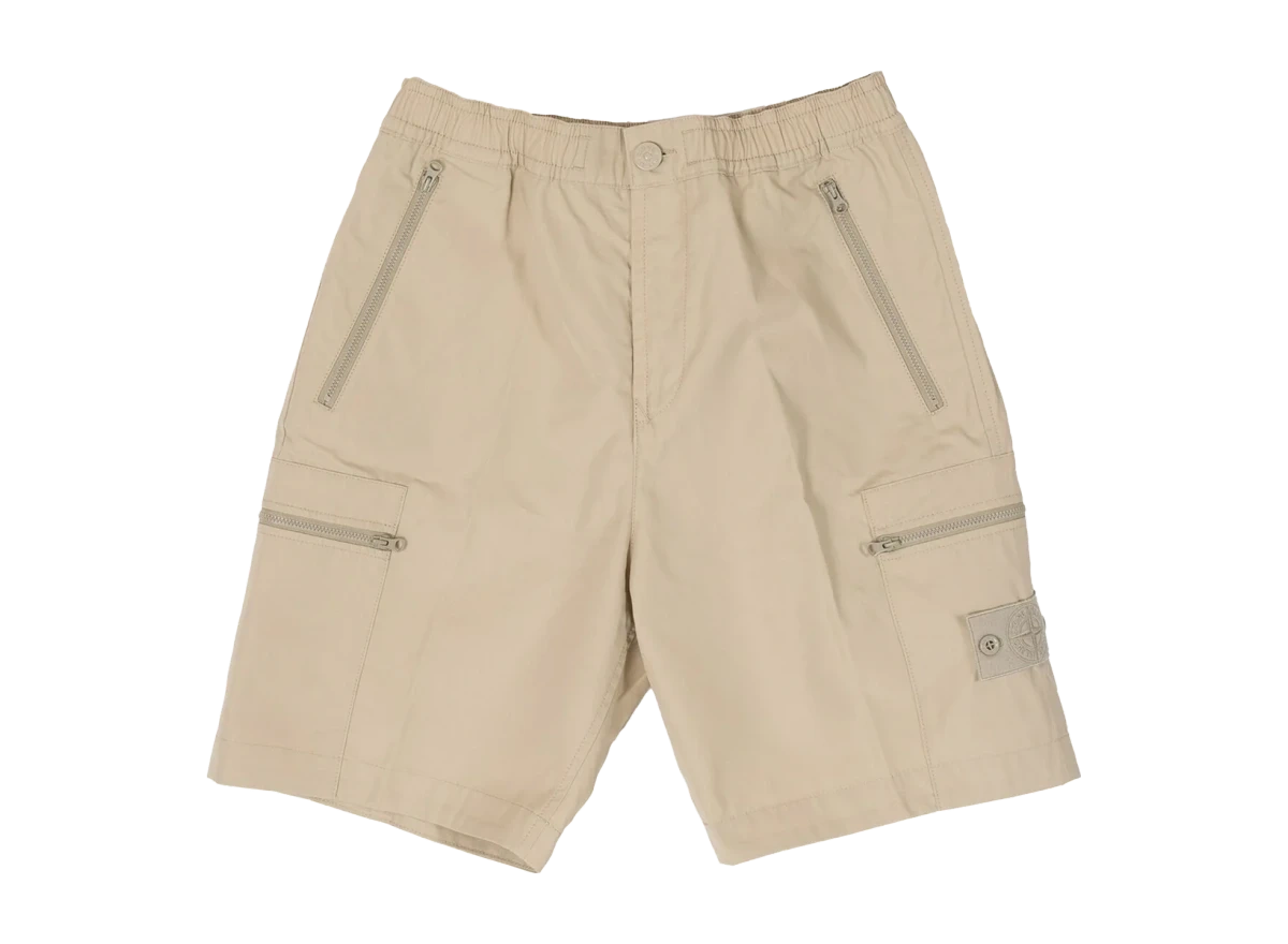 Stone Island Weatherproof Comfort Shorts Ghost Beige product photo
