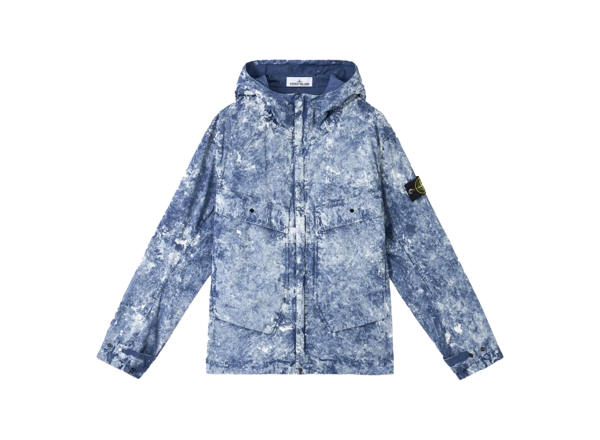 Foto del prodotto Stone Island White Pigment Paracadute Jacket Blue