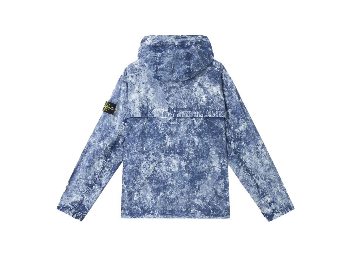 Stone Island White Pigment Paracadute Jacket Blue - Image 1
