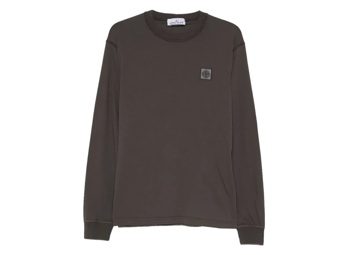 Stone Island Longsleeve T-Shirt Charcoal Produktfoto