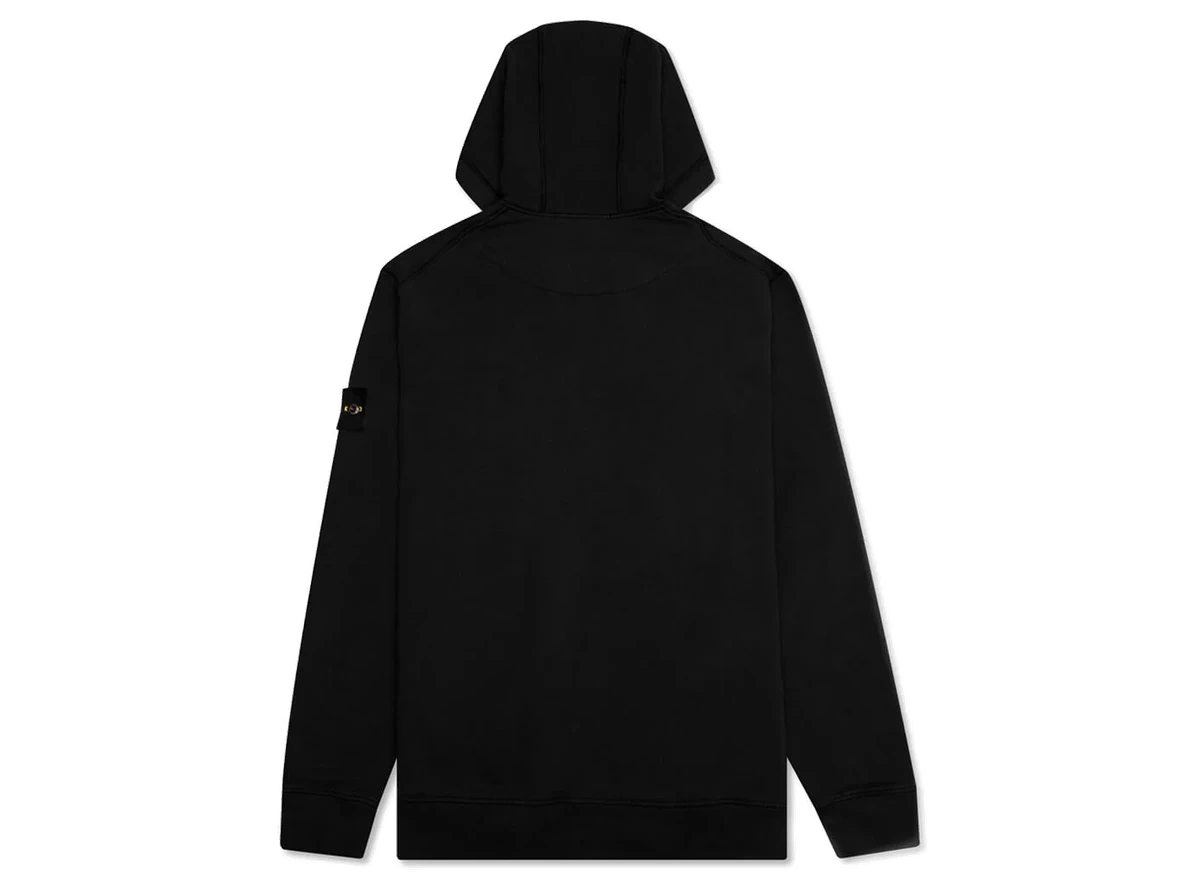Stone Island Hooded Sweatshirt 64120 Black - Image 1