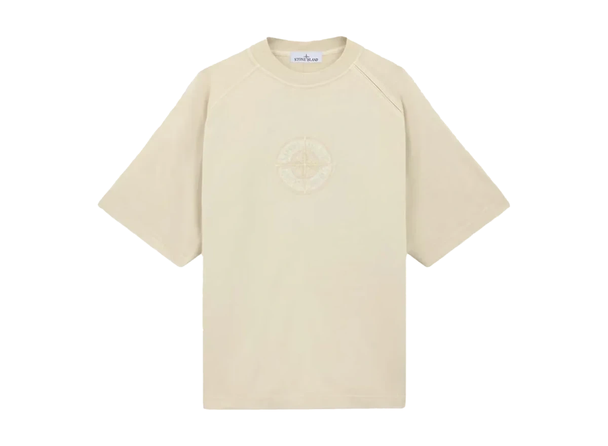 Stone Island Organic Cotton Jersey Beige Produktfoto
