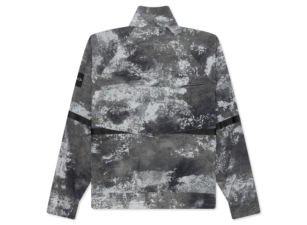 Stone Island Dissolving Grid Camo Jacket Grey - Image 1