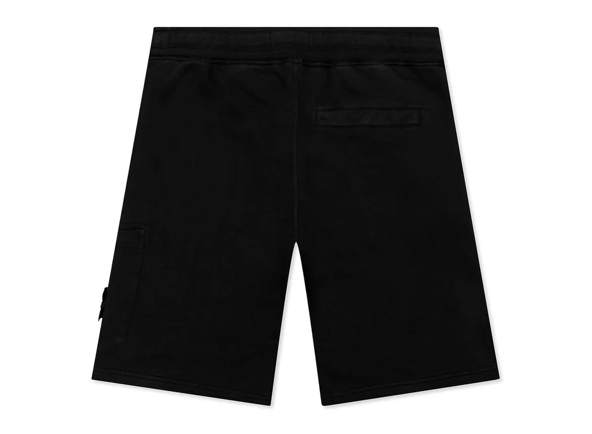 Stone Island Fleece Shorts 64620 Black - Image 1